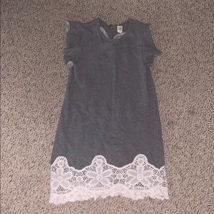 little girls grey dress